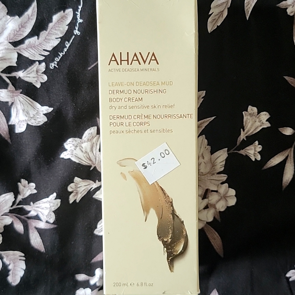 AHAVA Dermud nourishing Body Cream 6.8 fl.oz. FULL size